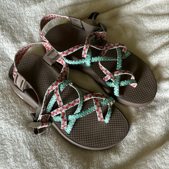 Sold!! CHACO ZX2 SANDALS CLASSIC PERFORMANCE Sz 8 W - Picture 2 of 5
